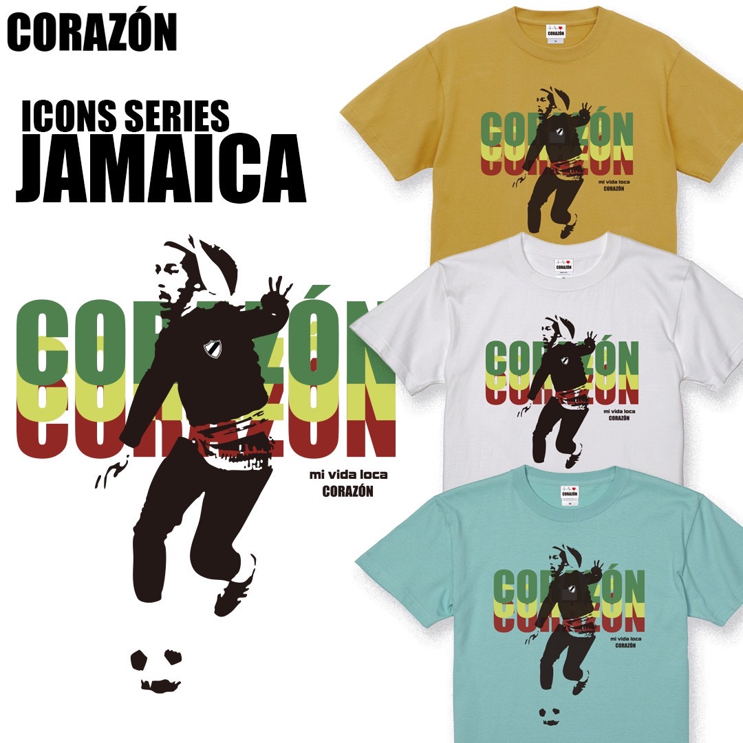 ジャマイカ　レゲエボーイズ　サッカー　Tシャツ　キイロ ジャマイカ レゲエボーイズ サッカー Tシャツ キイロ